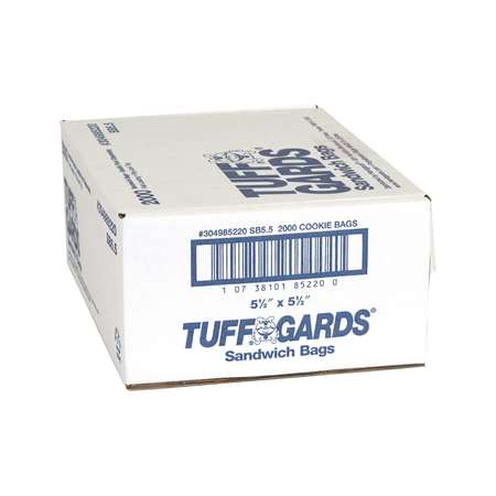 TUFFGARDS Handgards Tuffgards Sandwich High Density Saddle 5.5"x5.5" Bag, PK2000 304985220